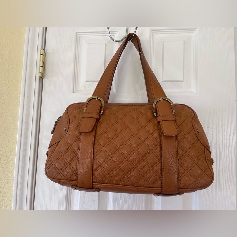 Michael Kors Tan Quilted Shoulder Bag